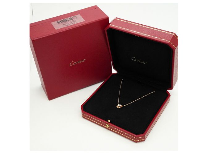 Collana Cartier C de in oro rosa 18K con diamante - vista 7