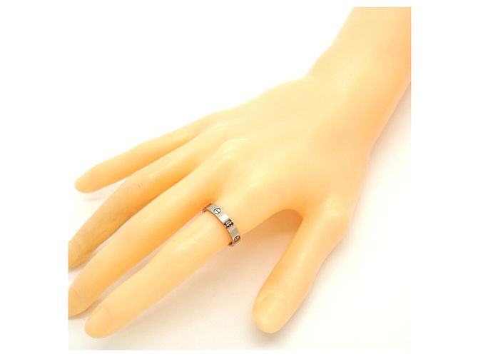 Anello Cartier Mini Love in oro bianco 18K - vista 7