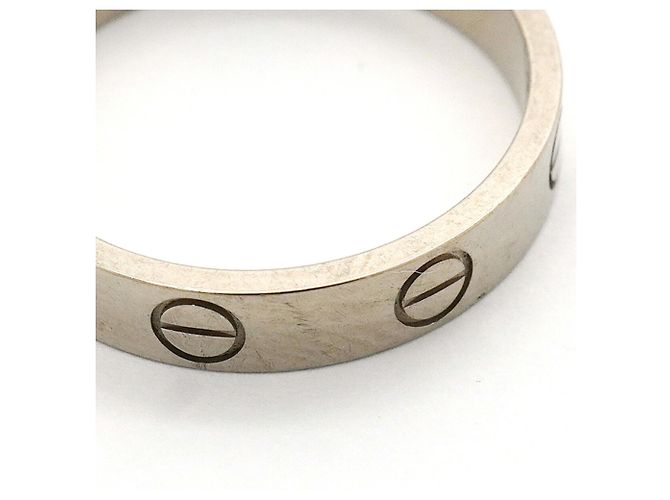 Anello Cartier Mini Love in oro bianco 18K - vista 8
