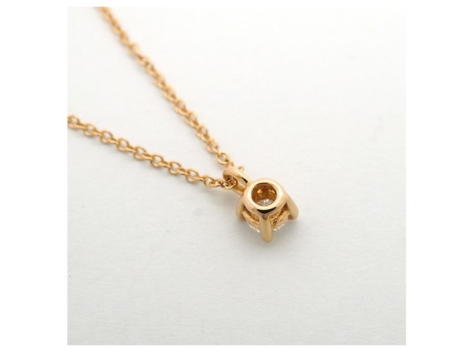 Autre Marque Collana Solitario Tiffany & Co. in oro rosa 18K - vista 2