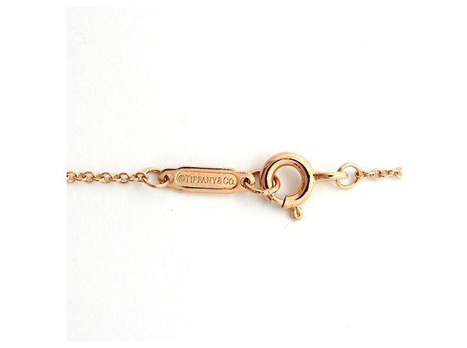 Autre Marque Collana Solitario Tiffany & Co. in oro rosa 18K - vista 4