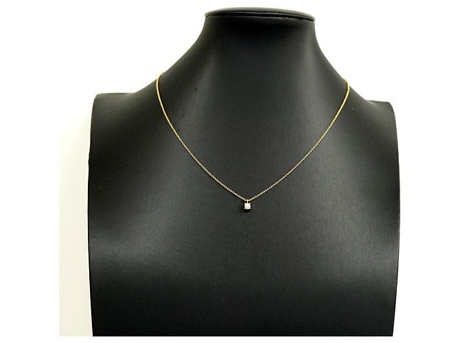 Autre Marque Collana Solitario Tiffany & Co. in oro rosa 18K - vista 6