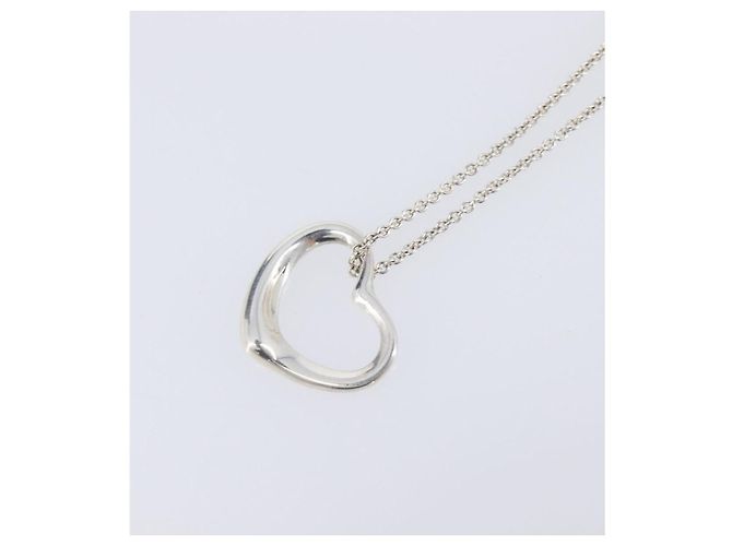 Pendente Cuore Aperto Elsa Peretti Tiffany & Co. in Argento Sterling 16mm - vista 4