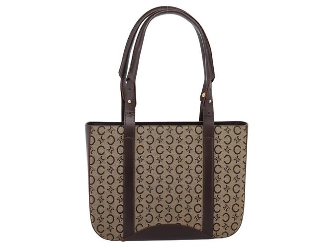 Céline Celine C Macadam Canvas and Leather Beige - Ansicht 2
