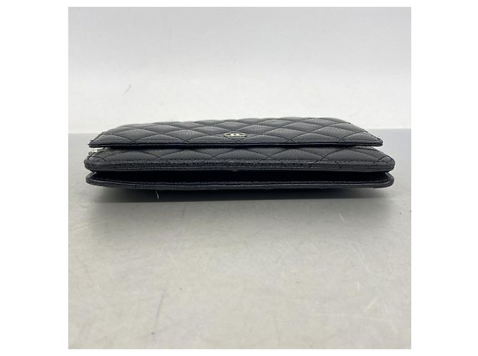 Portafoglio a spalla con catena Chanel Matelassé Nero - vista 3