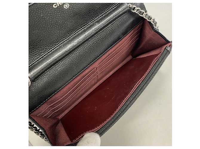 Portafoglio a spalla con catena Chanel Matelassé Nero - vista 4