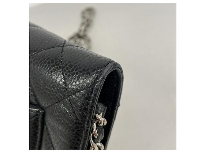 Portafoglio a spalla con catena Chanel Matelassé Nero - vista 7