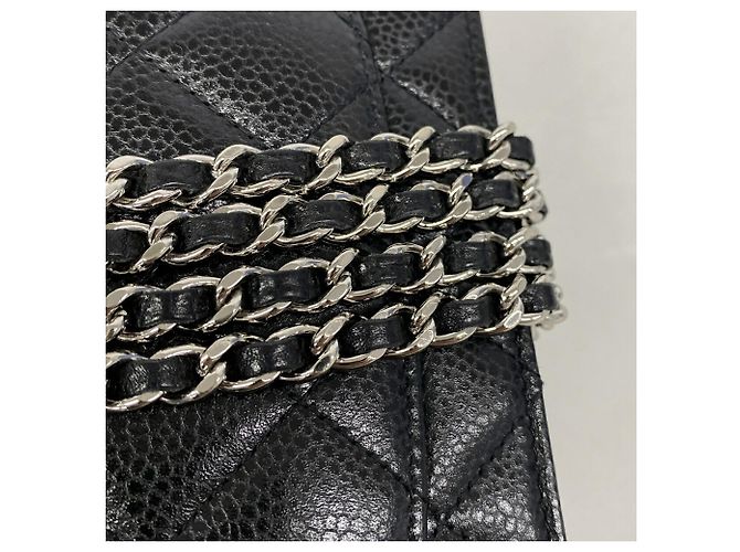 Portafoglio a spalla con catena Chanel Matelassé Nero - vista 9