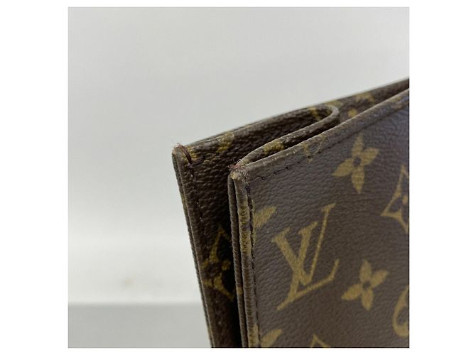 Louis Vuitton Monogram Sac Plat Tote Bag Braun - Ansicht 10