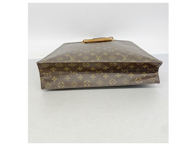 Louis Vuitton Monogram Sac Plat Tote Bag Braun - Ansicht 3