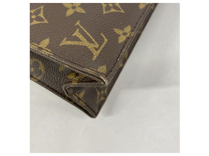 Louis Vuitton Monogram Sac Plat Tote Bag Braun - Ansicht 8