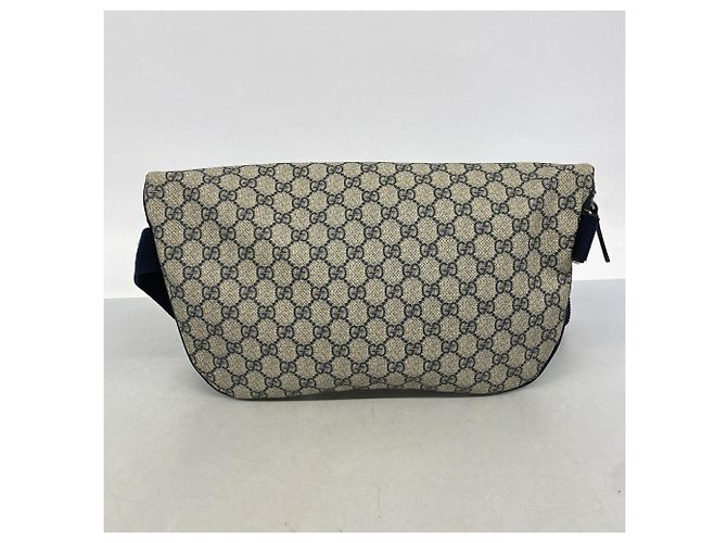 Borsello da vita Gucci GG Supreme Navy Brown Marrone Blu navy - vista 10
