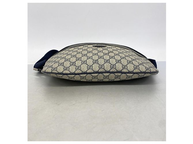 Borsello da vita Gucci GG Supreme Navy Brown Marrone Blu navy - vista 3