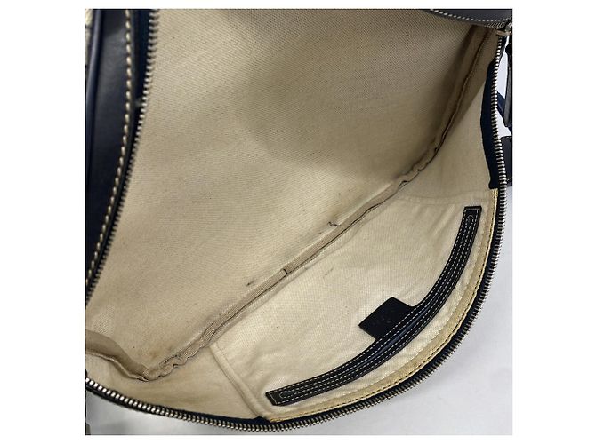 Borsello da vita Gucci GG Supreme Navy Brown Marrone Blu navy - vista 4