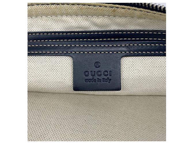 Borsello da vita Gucci GG Supreme Navy Brown Marrone Blu navy - vista 5