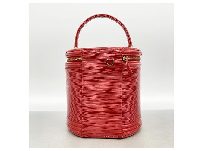 Sac à main Louis Vuitton Epi Cannes Rouge - vue 11