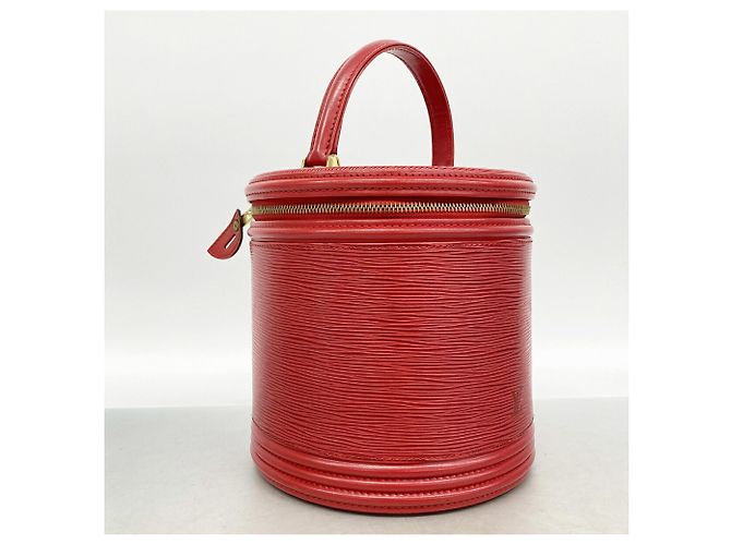 Sac à main Louis Vuitton Epi Cannes Rouge - vue 2