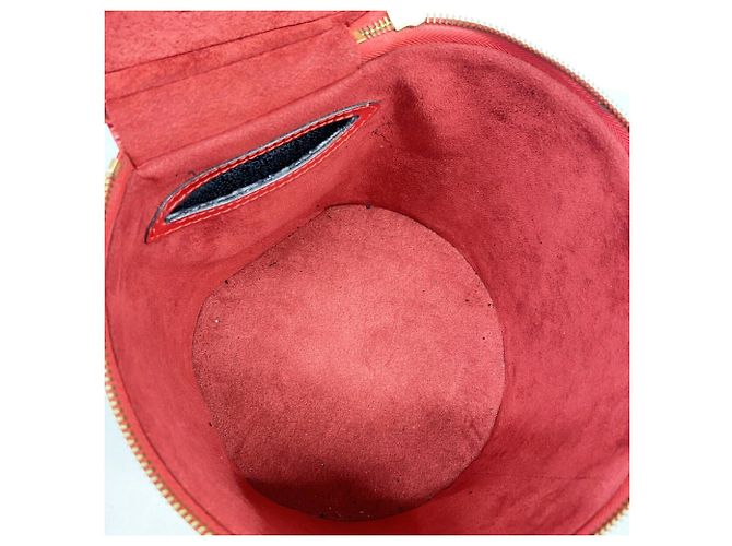 Sac à main Louis Vuitton Epi Cannes Rouge - vue 4
