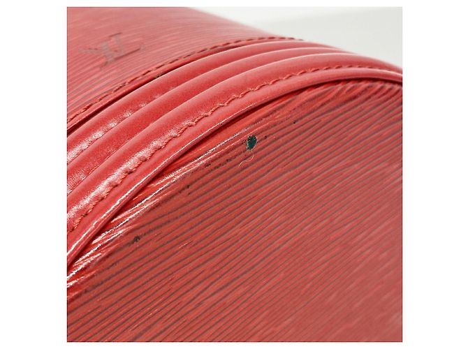 Sac à main Louis Vuitton Epi Cannes Rouge - vue 6