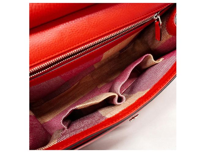 Bolso de hombro Gucci Bamboo Roja - vista 4