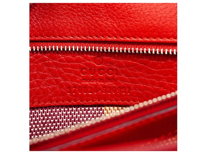 Bolso de hombro Gucci Bamboo Roja - vista 5