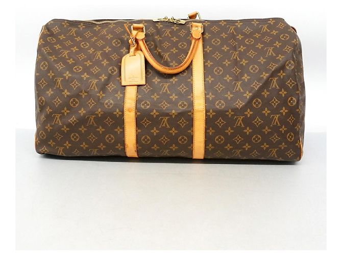 Keepall Bolso Boston Louis Vuitton Marrón Castaño - vista 12