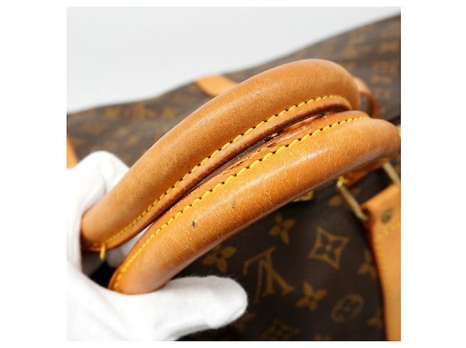 Keepall Bolso Boston Louis Vuitton Marrón Castaño - vista 8