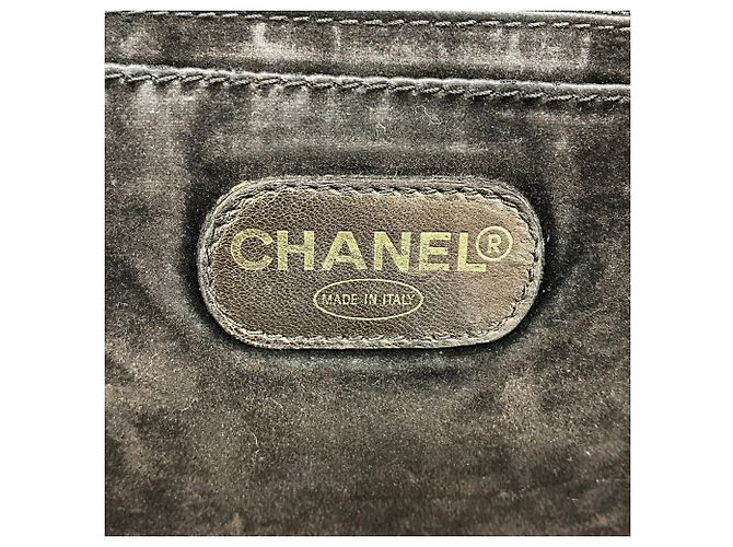 Bolsa Chanel em couro de bezerro granulado preto - vista 5