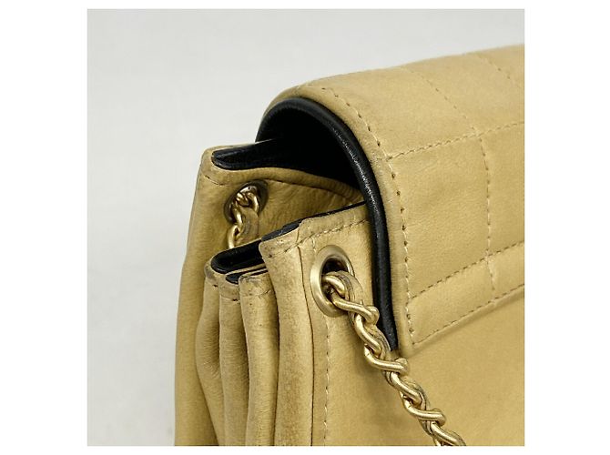 Bolsa Chanel 2.55 Matelassé em Bege - vista 7