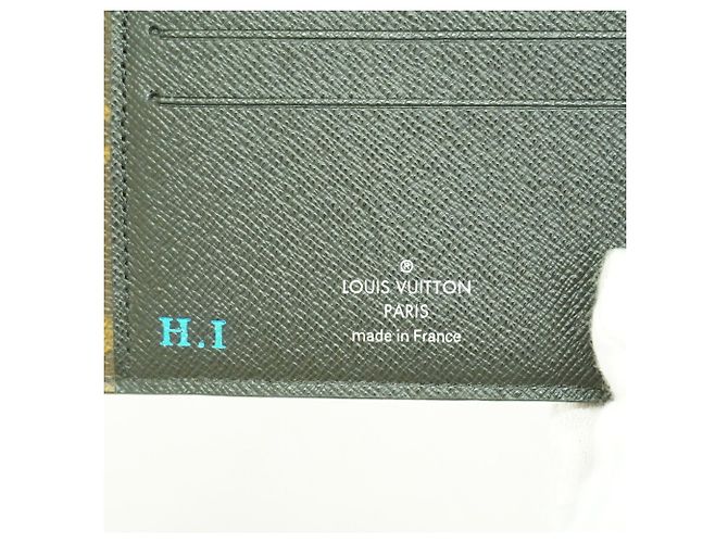 Louis Vuitton Monogram Macassar Portefeuille Mindoro Wallet Marrom Preto - vista 4