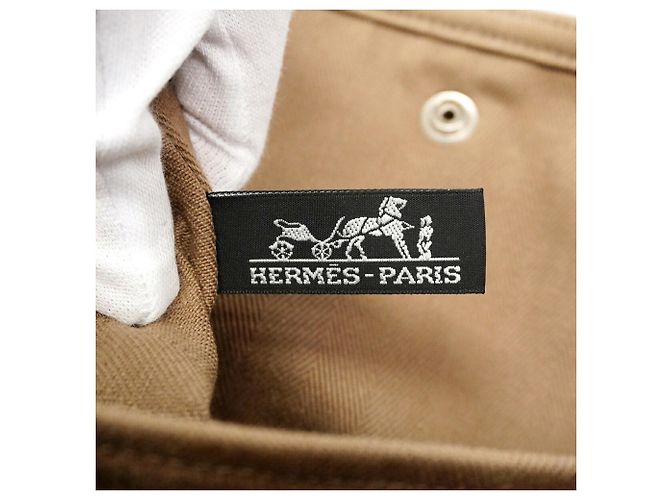 Hermès Saco Tote Hermes Valpa Line MM Taupe - vista 5