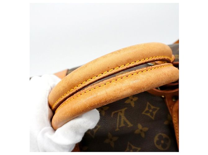 Louis Vuitton Monogram Keepall Bandoulière 60 Marrom - vista 10