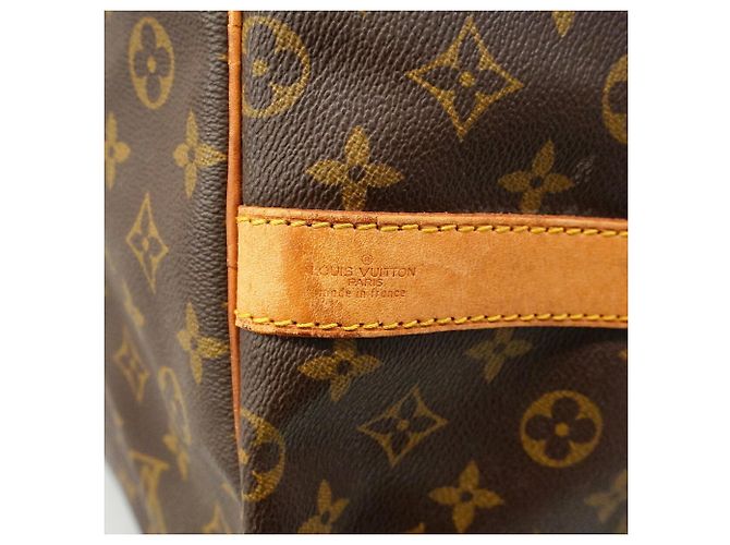 Louis Vuitton Monogram Keepall Bandoulière 60 Marrom - vista 5