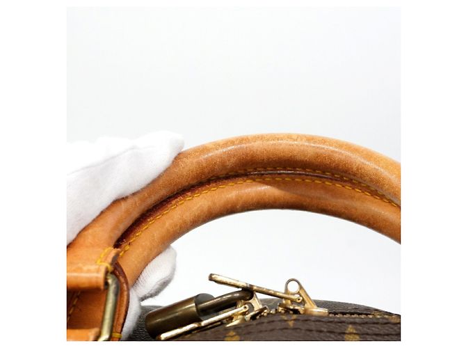 Louis Vuitton Monogram Keepall Bandoulière 60 Marrom - vista 7
