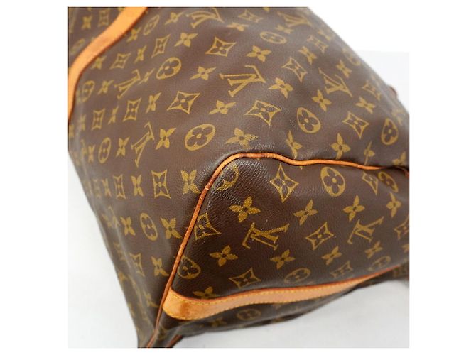 Louis Vuitton Monogram Keepall Bandoulière 60 Marrom - vista 8