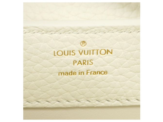 Louis Vuitton Capucines Mini Handtasche Weiß - Ansicht 5