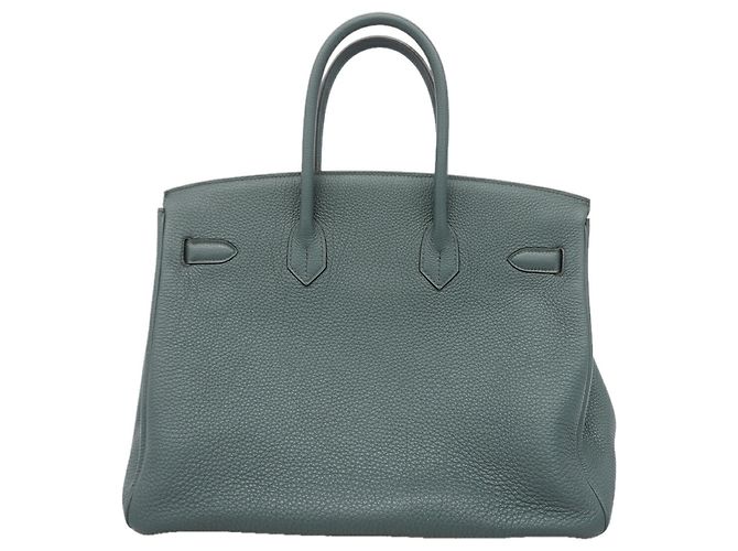 Hermès Sac à main Hermes Birkin 35 Bleu - vue 12