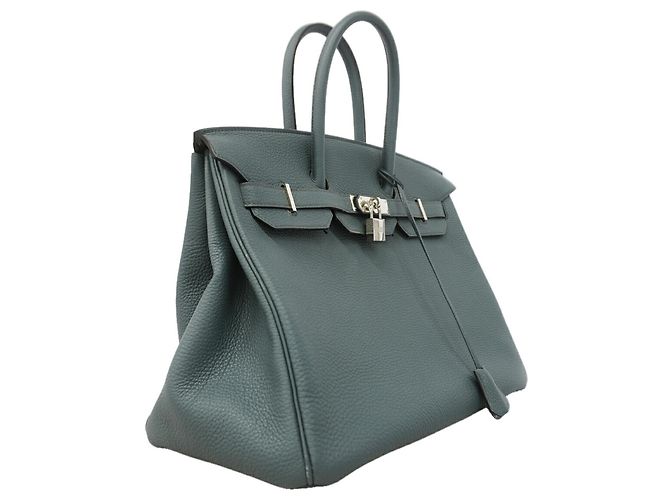 Hermès Sac à main Hermes Birkin 35 Bleu - vue 2