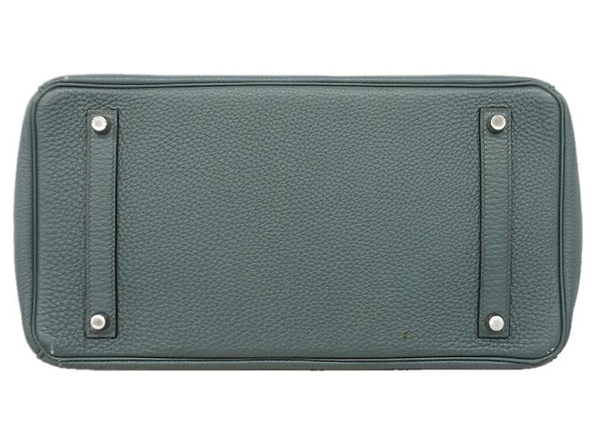 Hermès Sac à main Hermes Birkin 35 Bleu - vue 3