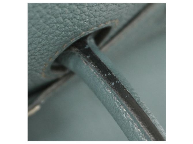 Hermès Sac à main Hermes Birkin 35 Bleu - vue 8