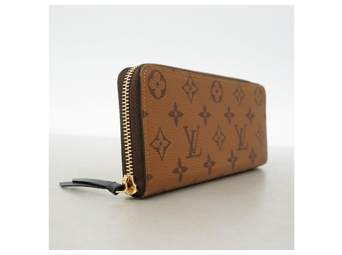 Louis Vuitton Monogram Reverse Portefeuille Clemence Long Wallet Braun - Ansicht 2