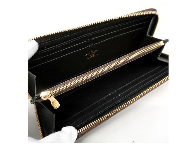 Louis Vuitton Monogram Reverse Portefeuille Clemence Long Wallet Braun - Ansicht 4