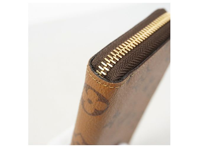 Louis Vuitton Monogram Reverse Portefeuille Clemence Long Wallet Braun - Ansicht 6