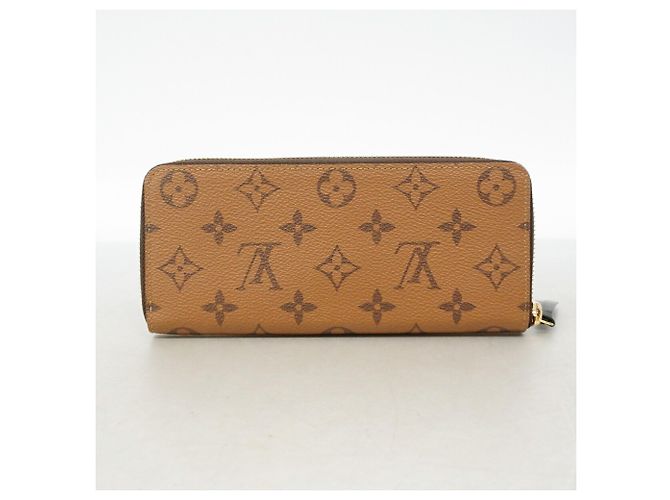 Louis Vuitton Monogram Reverse Portefeuille Clemence Long Wallet Braun - Ansicht 8