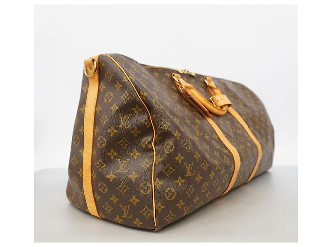 Keepall Louis Vuitton Boston Bag Brown - view 2