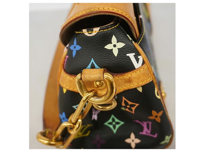 Louis Vuitton Monogram Multicolor Beverly MM Shoulder Bag White - view 7