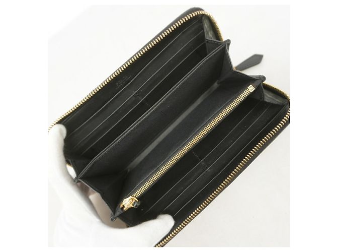 Fendi langes Portemonnaie - Schwarzes Leder - Ansicht 3