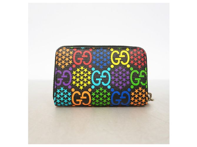 Portamonete Gucci GG Psychedelic Multicolore - vista 7