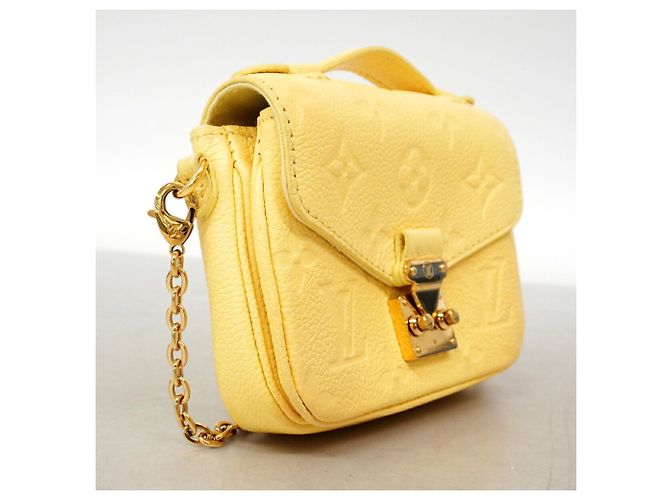 Louis Vuitton Monogram Empreinte Micrometis Shoulder Bag Yellow - view 2