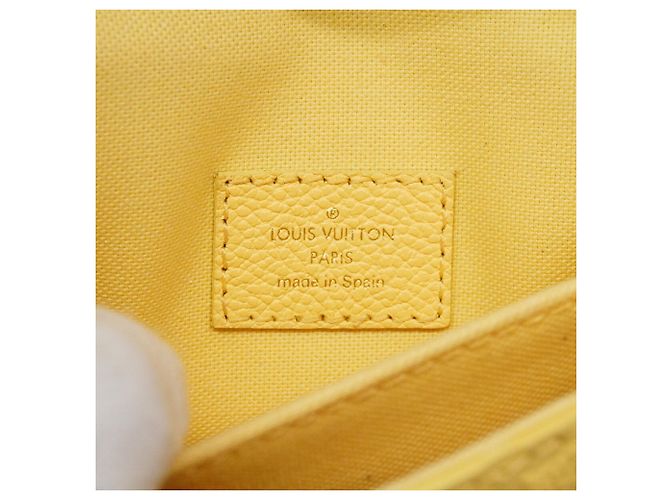 Louis Vuitton Monogram Empreinte Micrometis Shoulder Bag Yellow - view 5